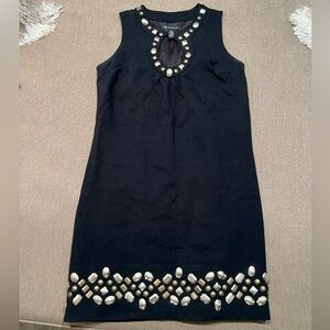INC Black Bedazzled Dress